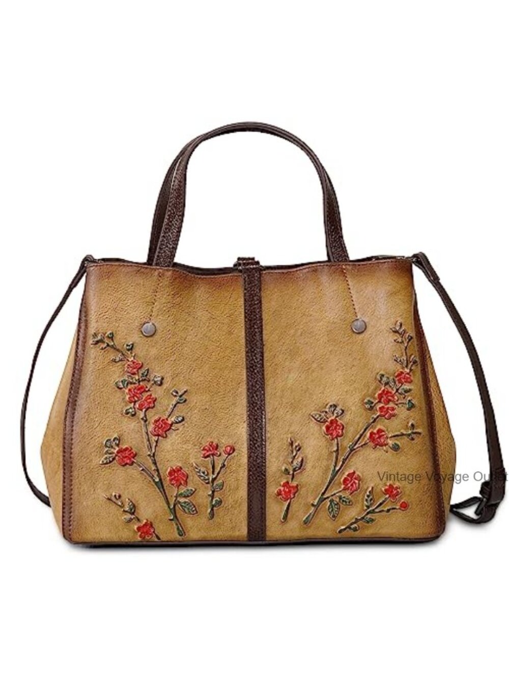 Genuine Leather Satchel Handbag Top Handle Crossbody Hobo Purse
